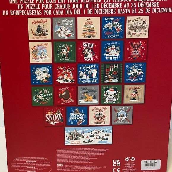 Mickey & Friends Christmas Puzzle Advent Calendar NIB - Picture 3 of 8